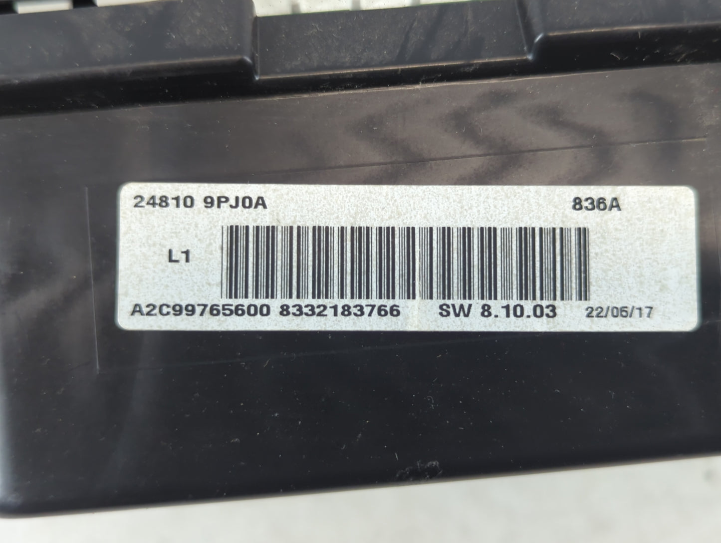 2017 Nissan Pathfinder Instrument Cluster Speedometer Gauges P/N:24810 9PJ0A Fits OEM Used Auto Parts - Oemusedautoparts1.co
