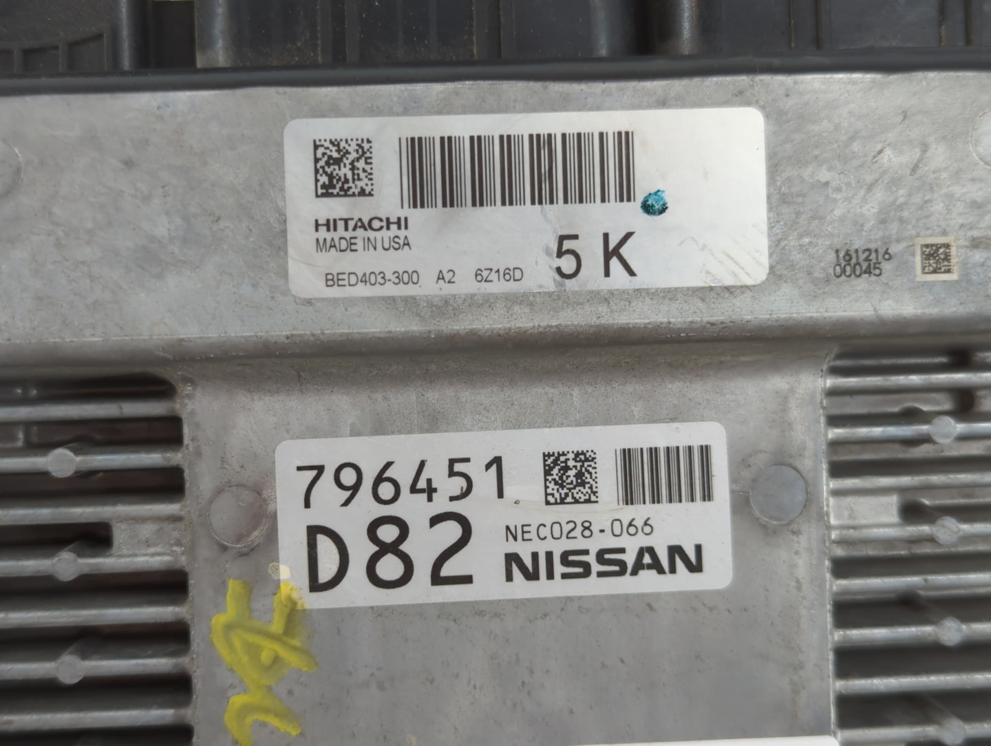 2017 Nissan Pathfinder PCM Engine Control Computer ECU ECM PCU OEM P/N:7520D BED403-300 A2 Fits OEM Used Auto Parts - Oemuse