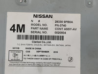 2017-2020 Nissan Pathfinder Radio AM FM Cd Player Receiver Replacement P/N:28330 9PB0A Fits Fits 2017 2018 2019 2020 OEM Use