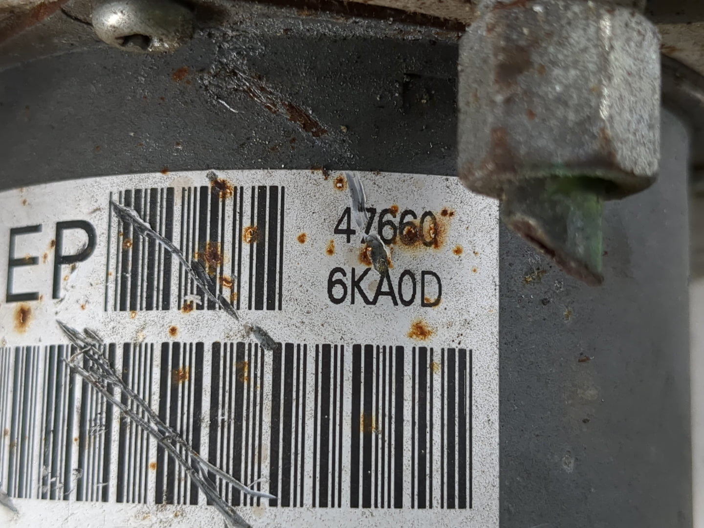 2017 Nissan Pathfinder ABS Pump Control Module Replacement P/N:47660 6KA0D Fits OEM Used Auto Parts - Oemusedautoparts1.com