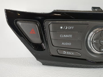 2017 Nissan Pathfinder Climate Control Module Temperature AC/Heater Replacement P/N:9PJ0A 210260 210260, 9PJ0A Fits OEM Used Auto Parts