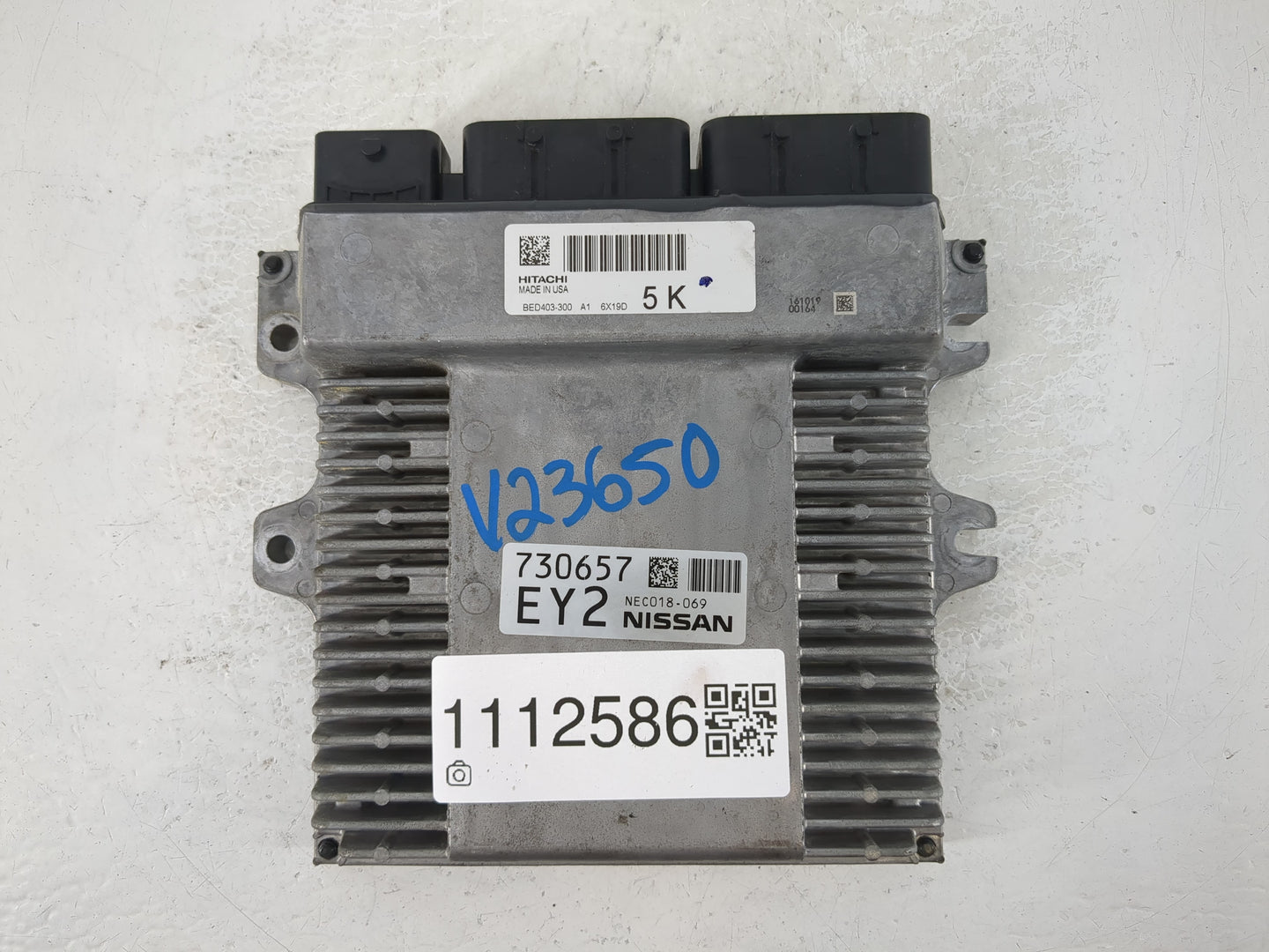 2017 Nissan Pathfinder PCM Engine Control Computer ECU ECM PCU OEM P/N:7520D BED403-300 A2 Fits OEM Used Auto Parts - Oemuse
