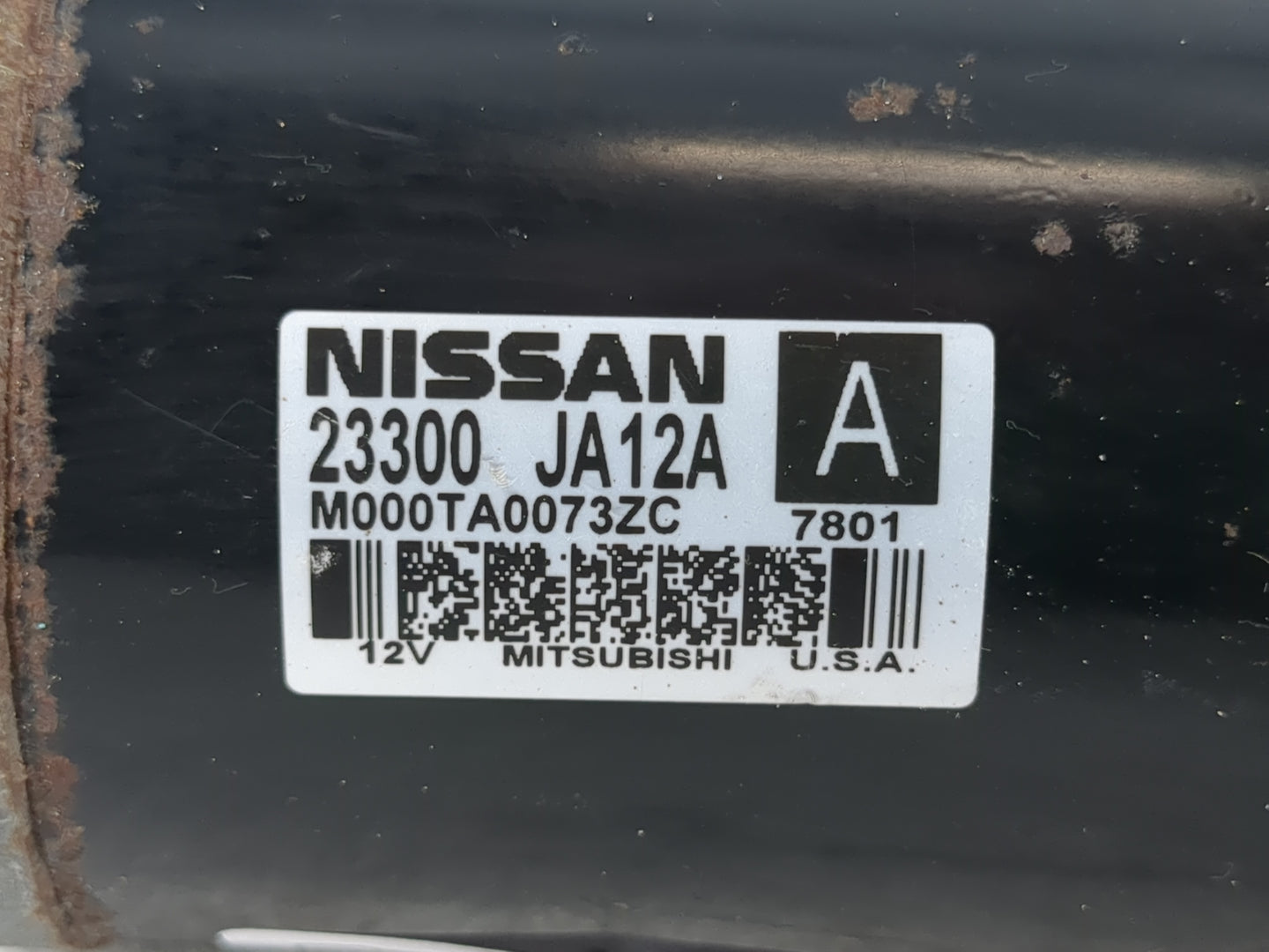 2013-2017 Nissan Pathfinder Car Starter Motor Solenoid OEM P/N:23300 JA12A Fits Fits 2013 2014 2017 OEM Used Auto Parts - Oe