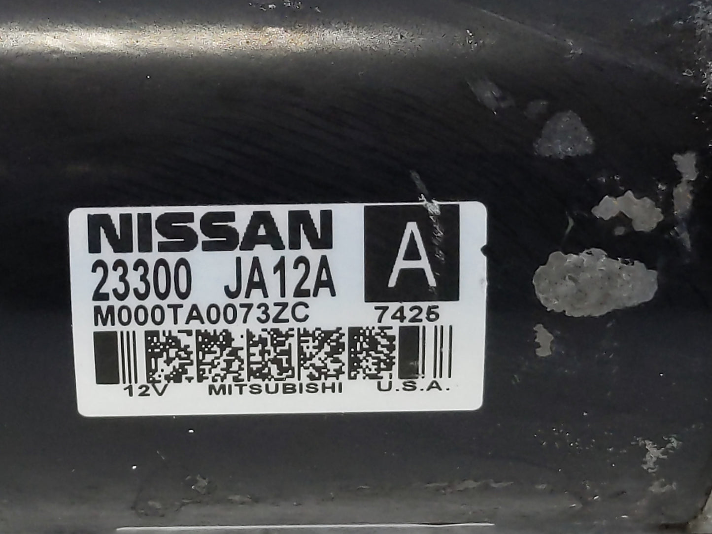 2013-2017 Nissan Pathfinder Car Starter Motor Solenoid OEM P/N:23300 JA12A Fits Fits 2013 2014 2017 OEM Used Auto Parts - Oe