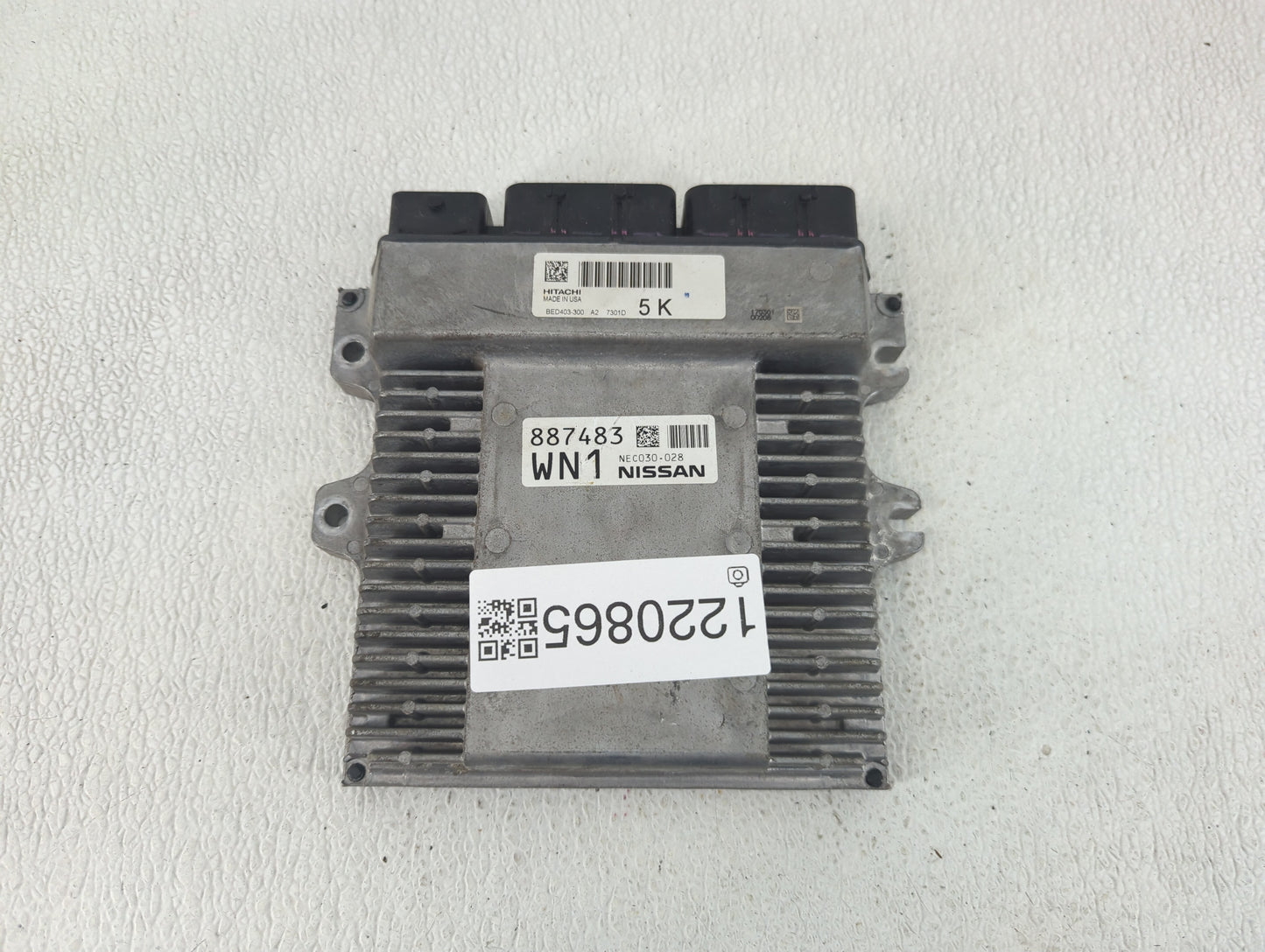 2017 Nissan Pathfinder PCM Engine Control Computer ECU ECM PCU OEM P/N:NEC030-028 Fits OEM Used Auto Parts - Oemusedautopart