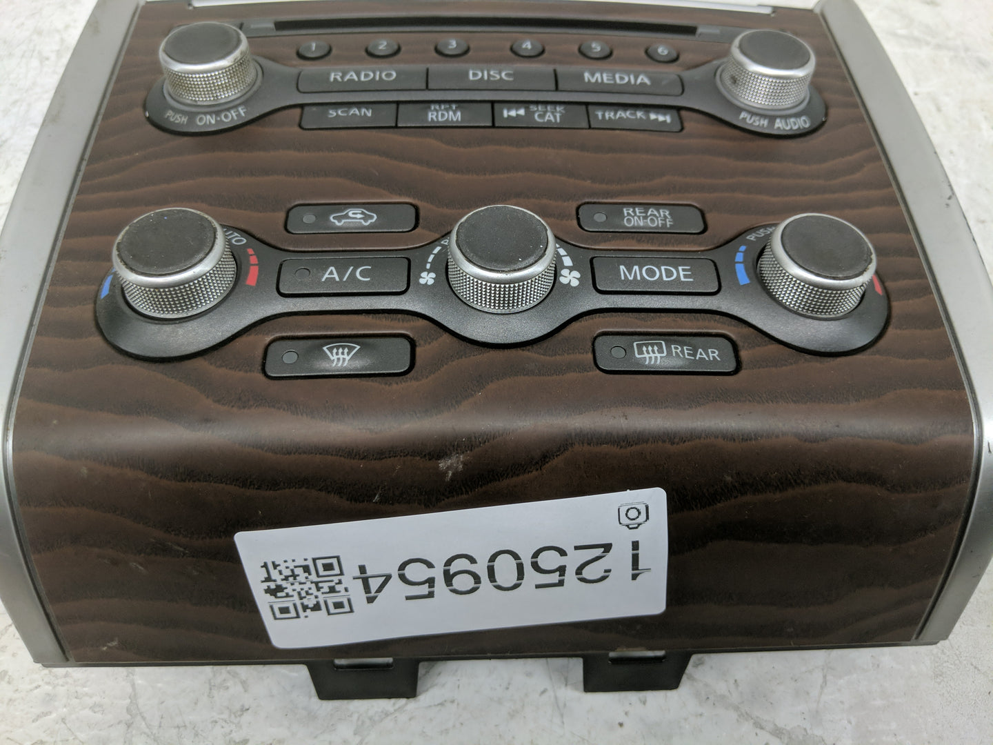 2017 Nissan Pathfinder Radio Control Panel - Oemusedautoparts1.com