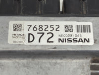 2017 Nissan Pathfinder PCM Engine Control Computer ECU ECM PCU OEM P/N:NEC028-065 Fits OEM Used Auto Parts - Oemusedautopart