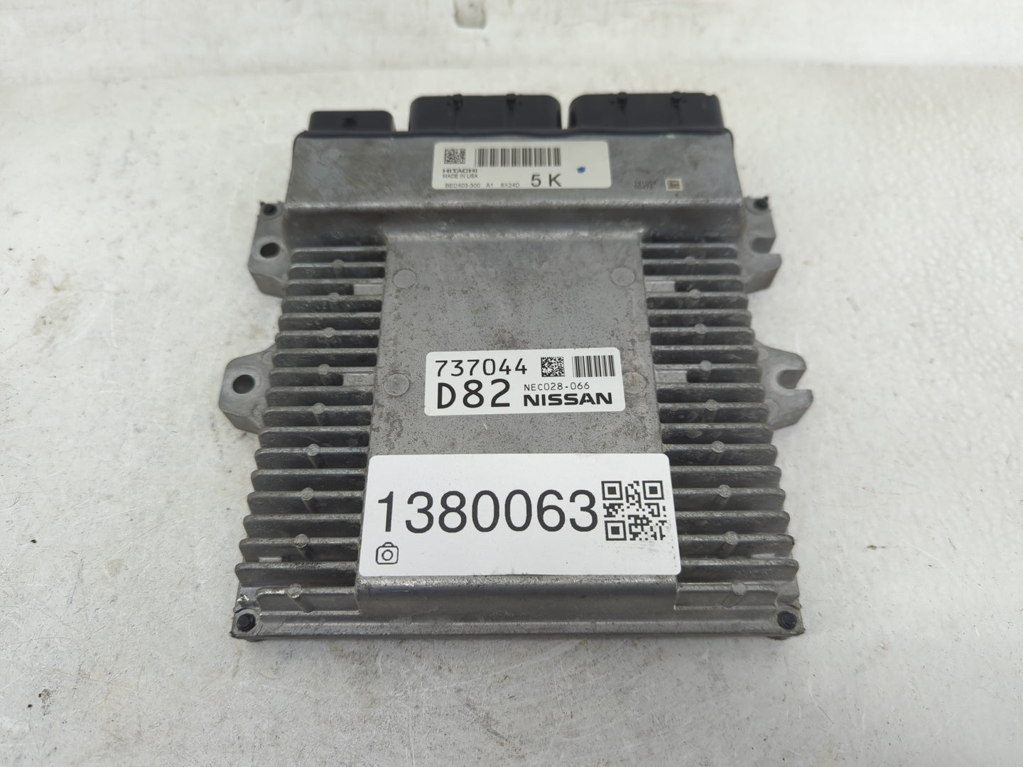 2017 Nissan Pathfinder PCM Engine Control Computer ECU ECM PCU OEM P/N:NEC028-066 Fits OEM Used Auto Parts - Oemusedautopart