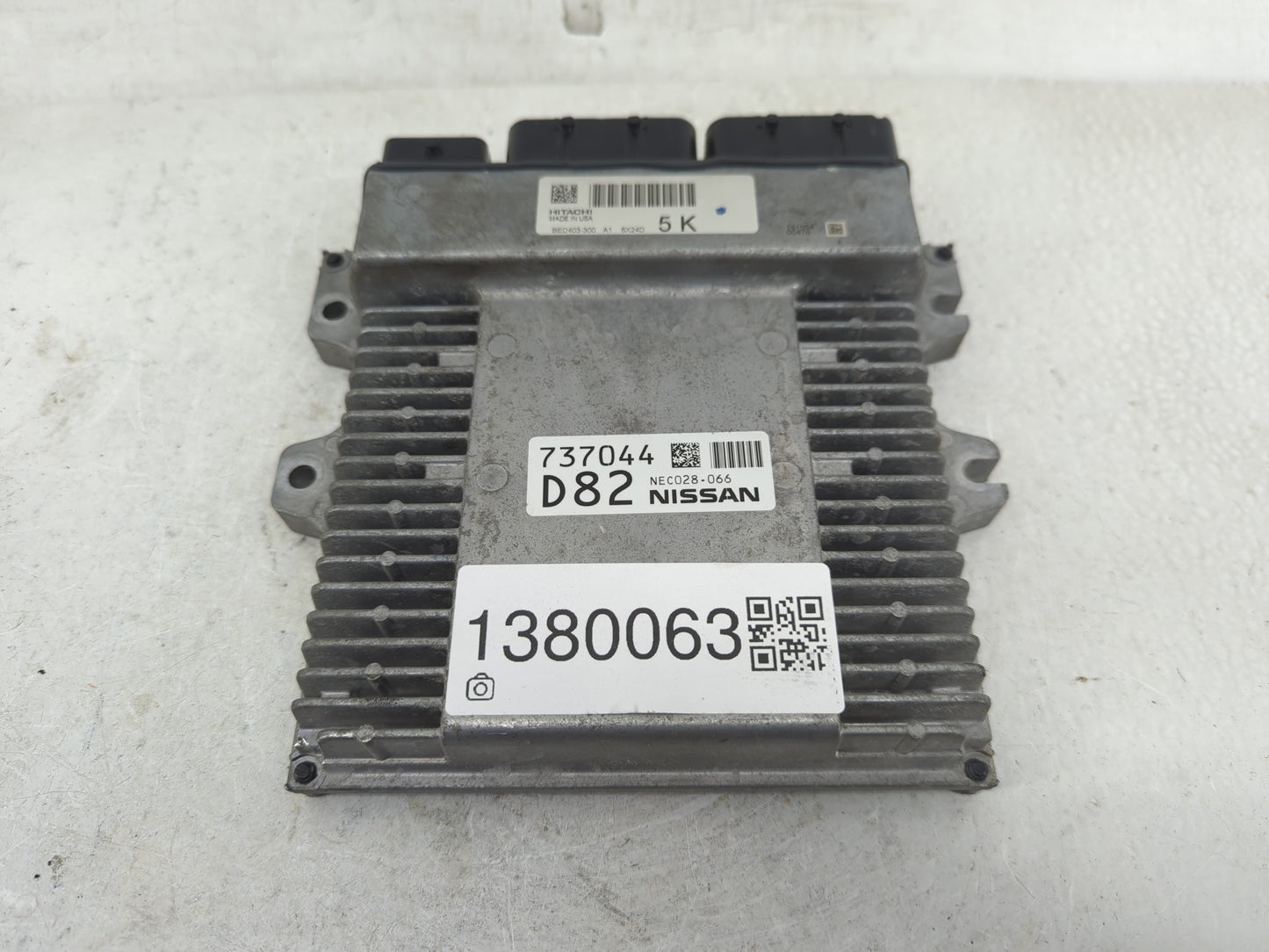 2017 Nissan Pathfinder PCM Engine Control Computer ECU ECM PCU OEM P/N:NEC028-066 Fits OEM Used Auto Parts - Oemusedautopart