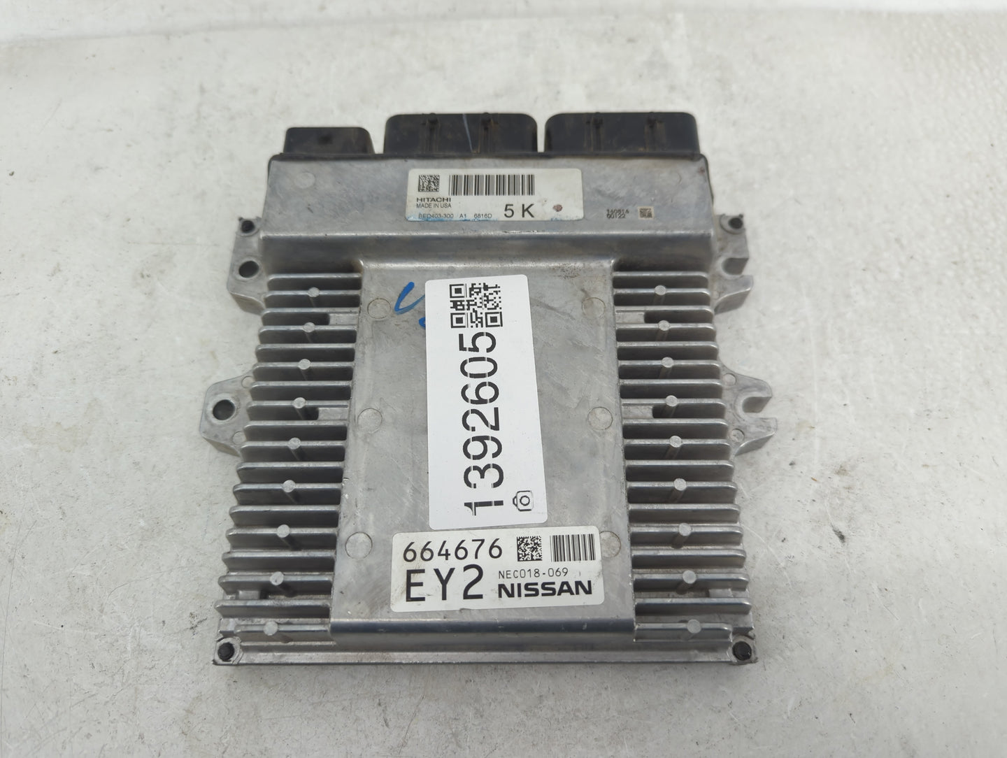 2017 Nissan Pathfinder PCM Engine Control Computer ECU ECM PCU OEM P/N:NEC018-069 NEC028-066 Fits OEM Used Auto Parts - Oemu