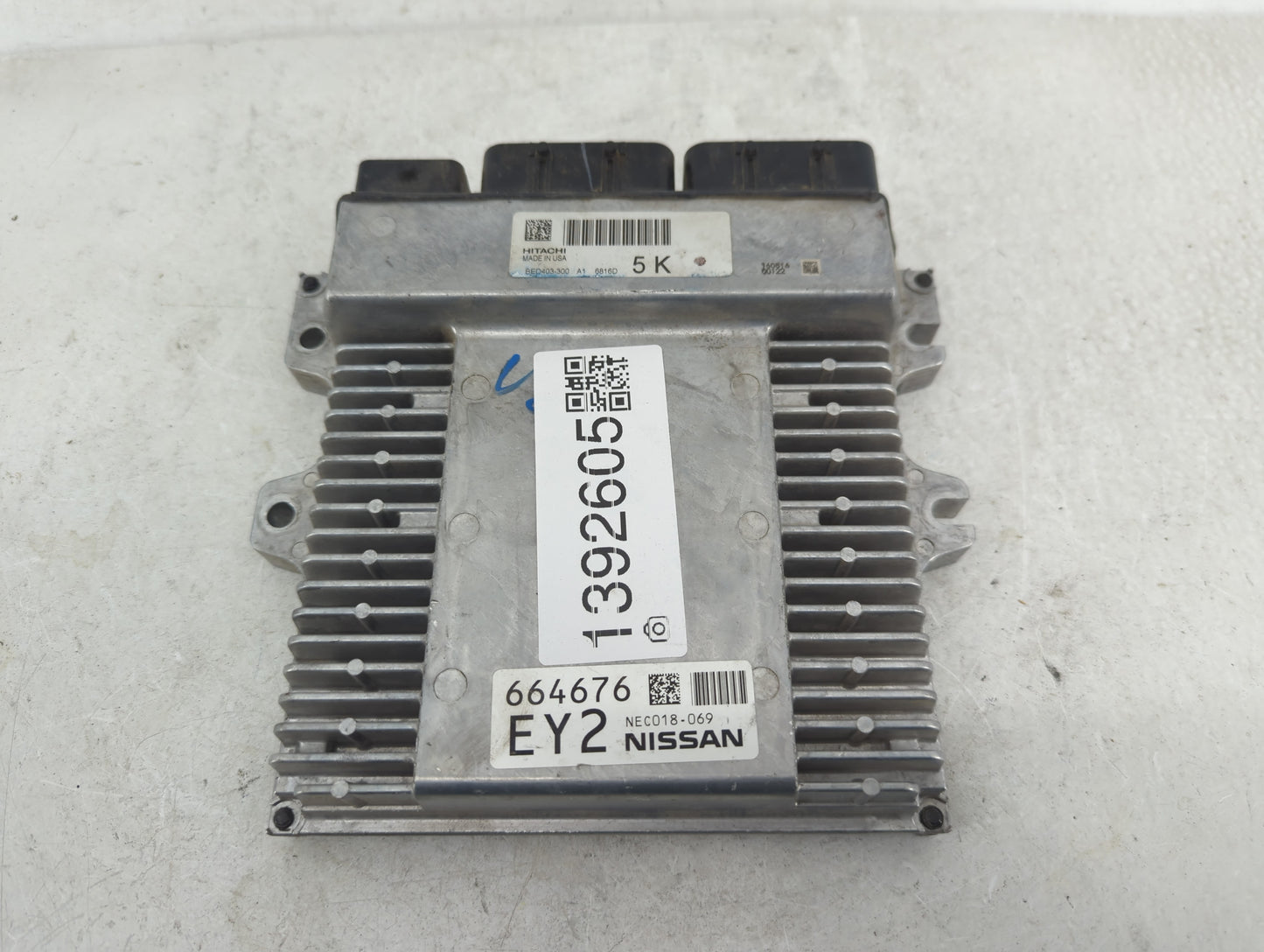 2017 Nissan Pathfinder PCM Engine Control Computer ECU ECM PCU OEM P/N:NEC018-069 NEC028-066 Fits OEM Used Auto Parts - Oemu
