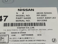 2017-2020 Nissan Pathfinder Radio AM FM Cd Player Receiver Replacement P/N:28330 5ZA0A Fits Fits 2017 2018 2019 2020 OEM Use