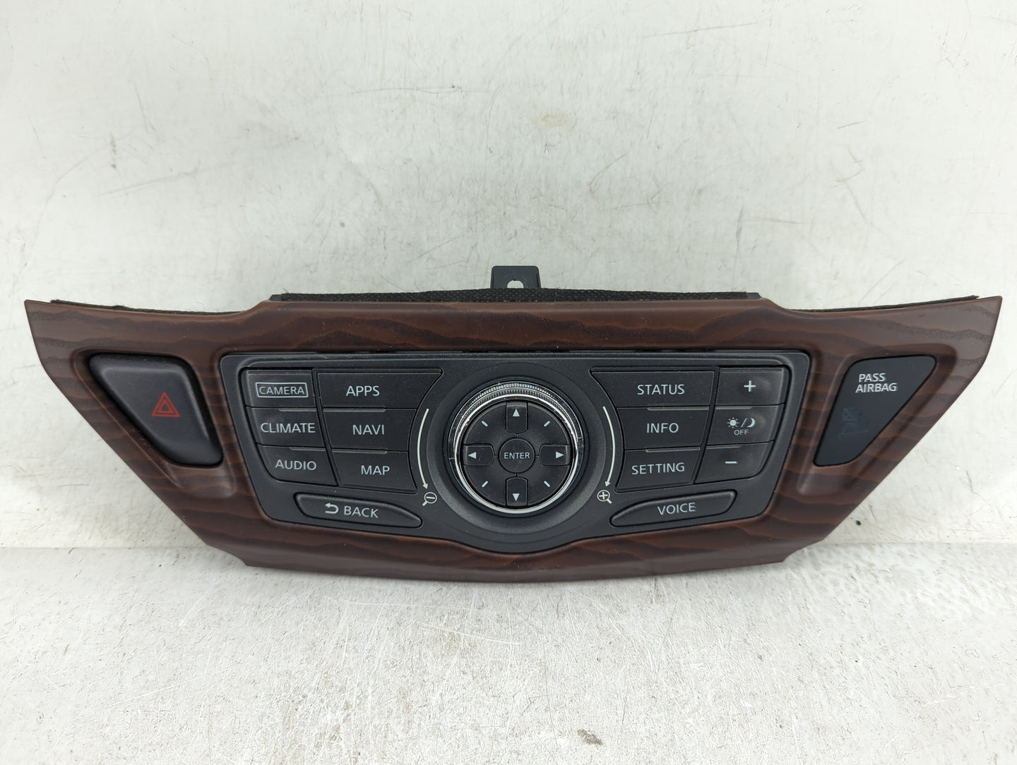 2018-2020 Nissan Pathfinder Radio Control Panel Brown - Oemusedautoparts1.com