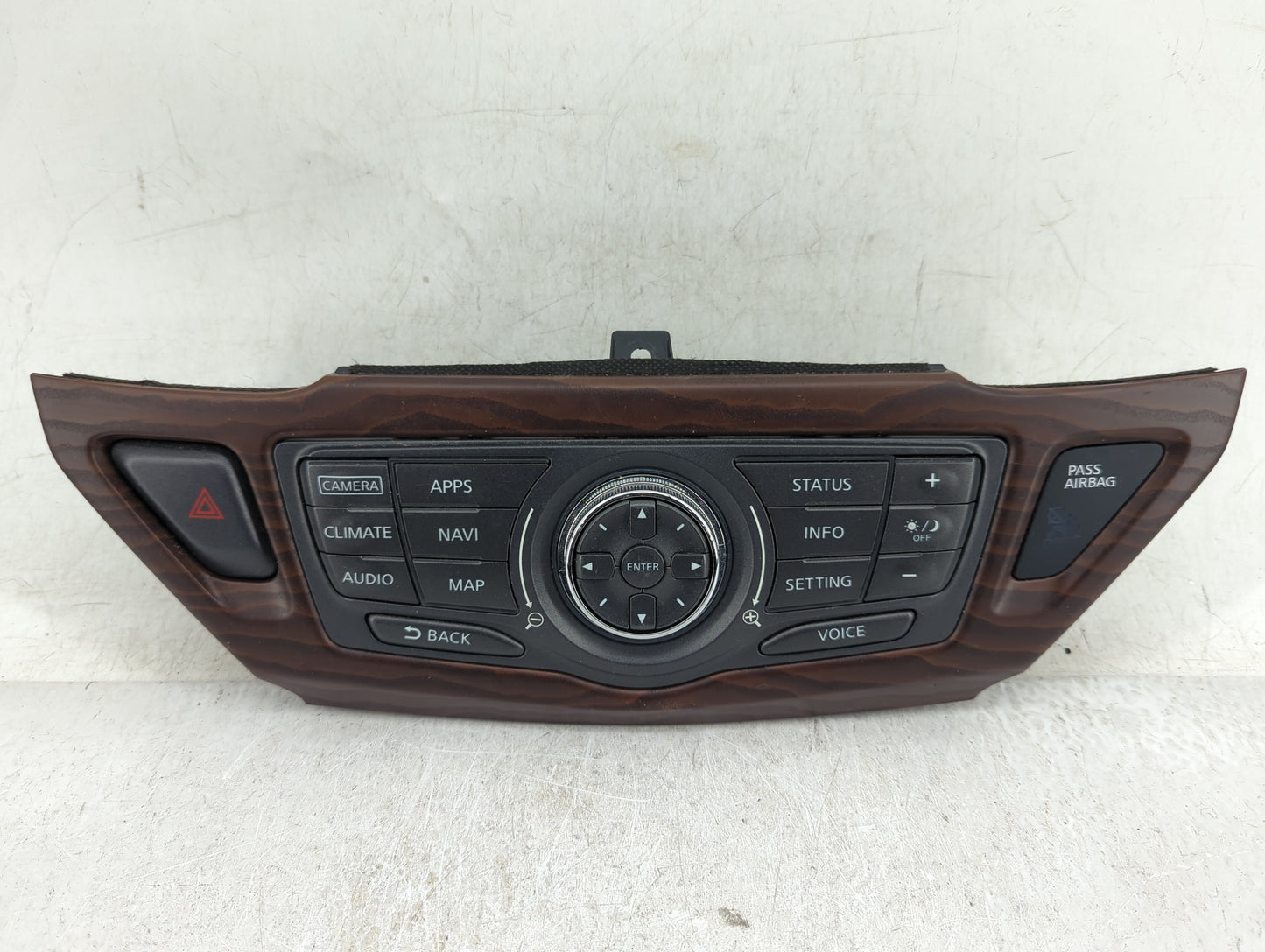 2018-2020 Nissan Pathfinder Radio Control Panel Brown - Oemusedautoparts1.com