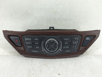 2018-2020 Nissan Pathfinder Radio Control Panel Brown - Oemusedautoparts1.com