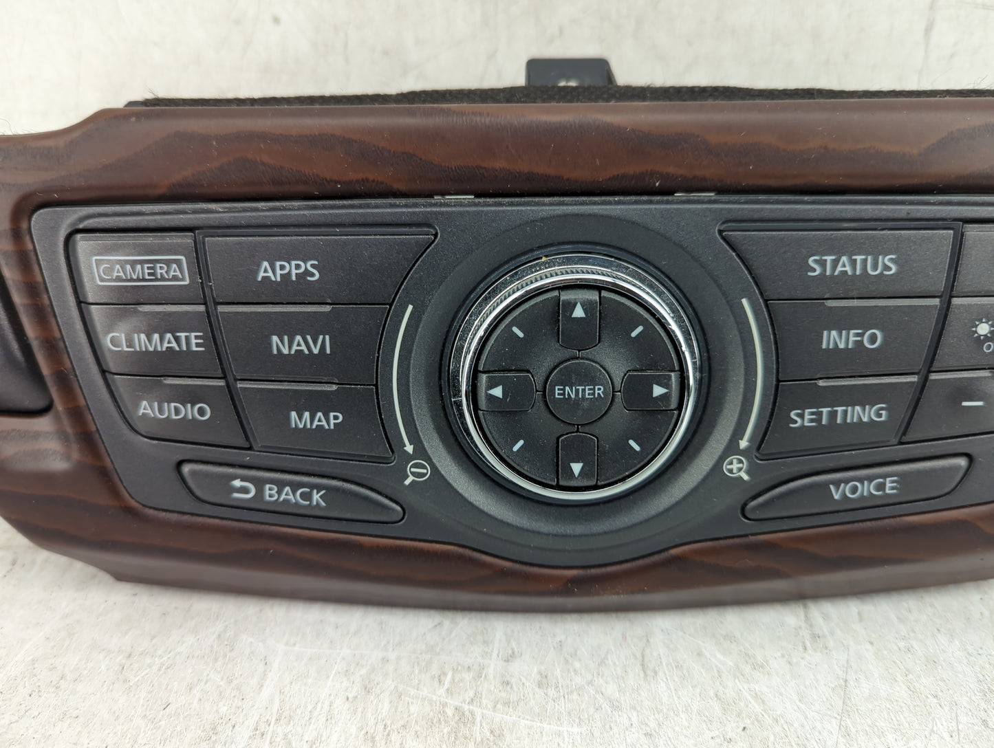2018-2020 Nissan Pathfinder Radio Control Panel Brown - Oemusedautoparts1.com