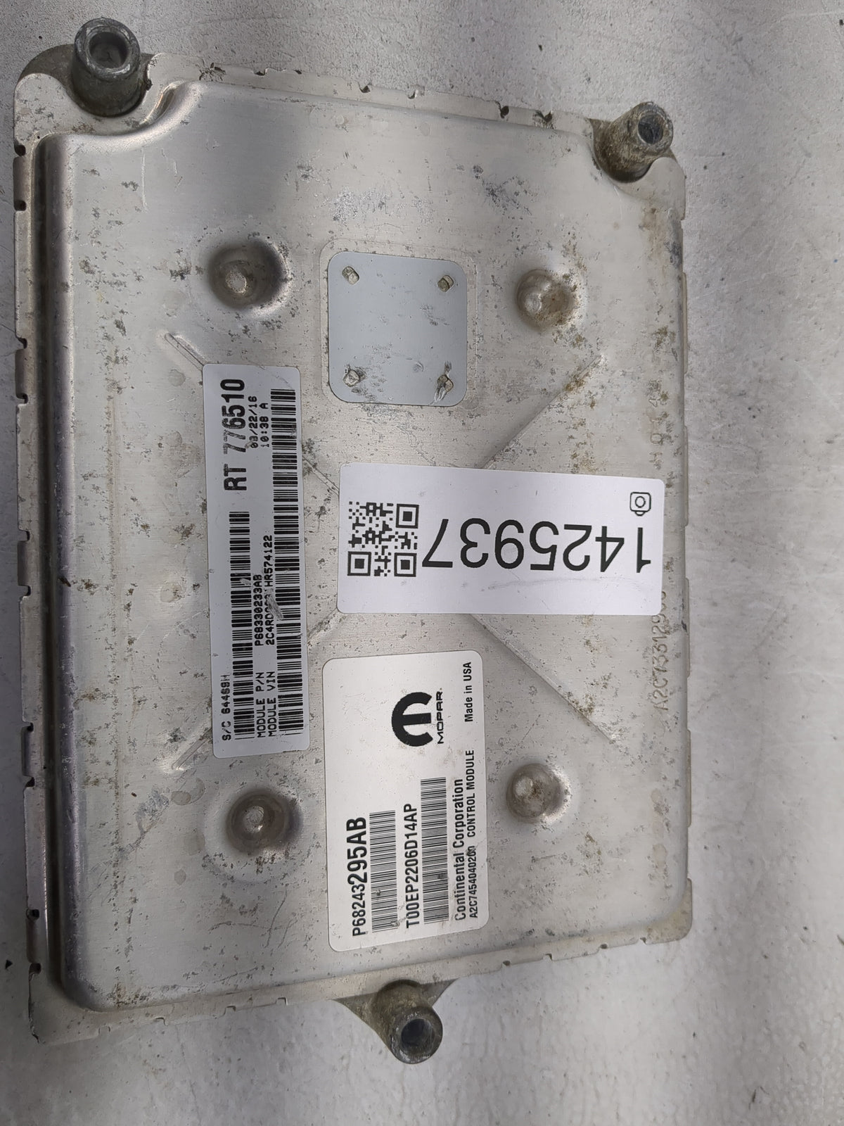 2017 Nissan Pathfinder PCM Engine Control Computer ECU ECM PCU OEM P/N:68243295AB Fits OEM Used Auto Parts - Oemusedautopart