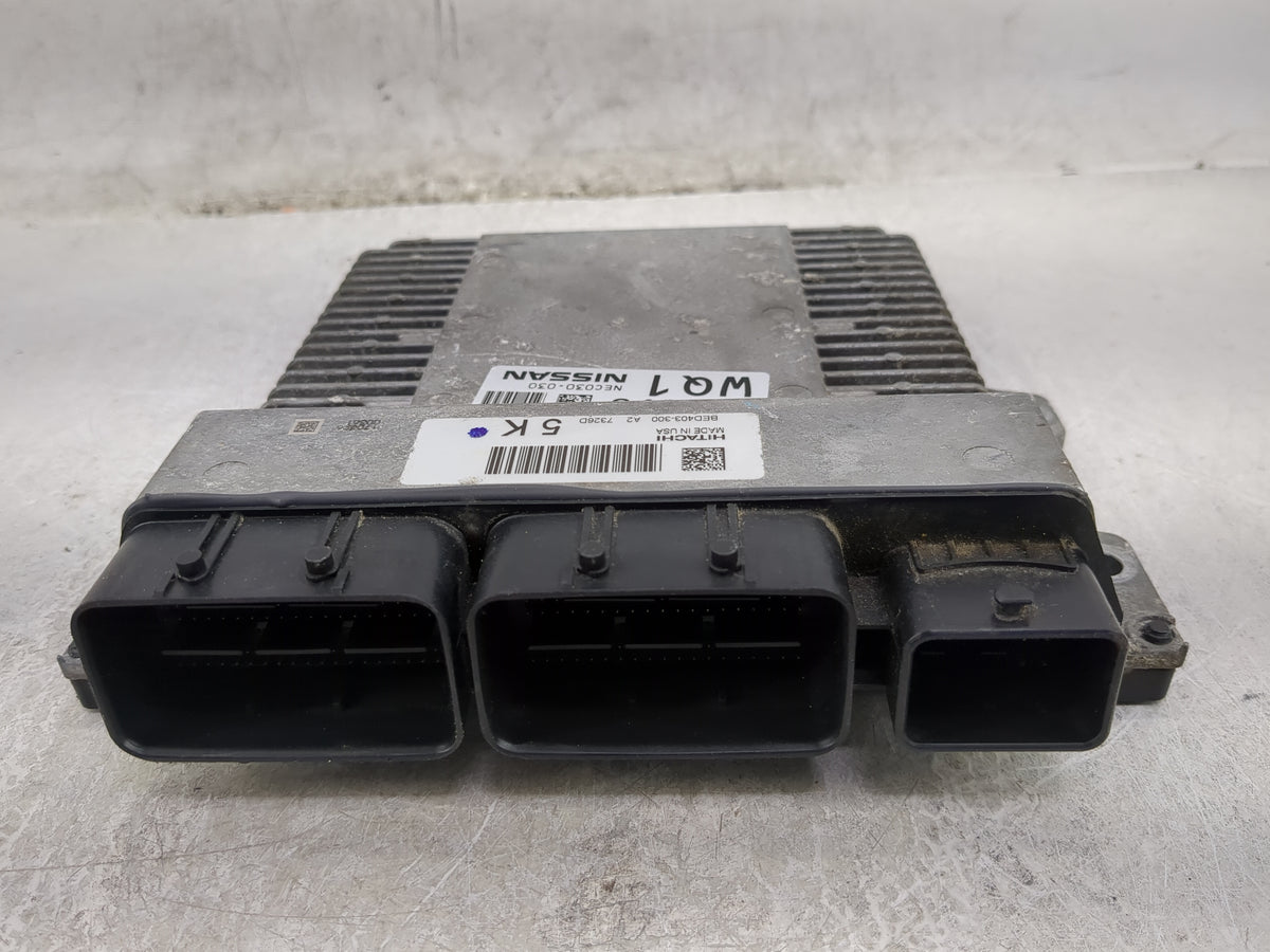 2017 Nissan Pathfinder PCM Engine Control Computer ECU ECM PCU OEM P/N:NEC030-030 OEM Used Auto Parts - Oemusedautoparts1.co
