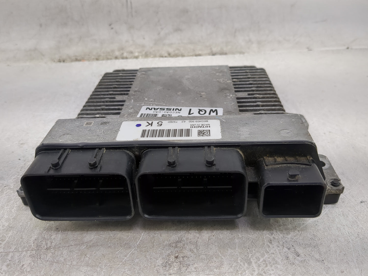 2017 Nissan Pathfinder PCM Engine Control Computer ECU ECM PCU OEM P/N:NEC030-030 Fits OEM Used Auto Parts - Oemusedautopart