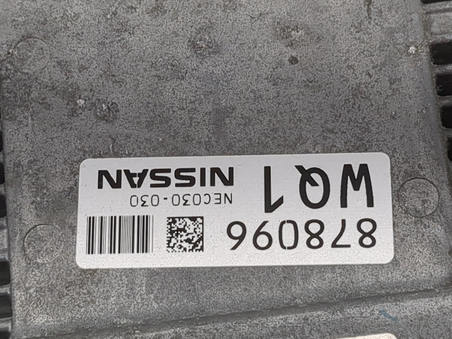 2017 Nissan Pathfinder PCM Engine Control Computer ECU ECM PCU OEM P/N:NEC030-030 Fits OEM Used Auto Parts - Oemusedautopart