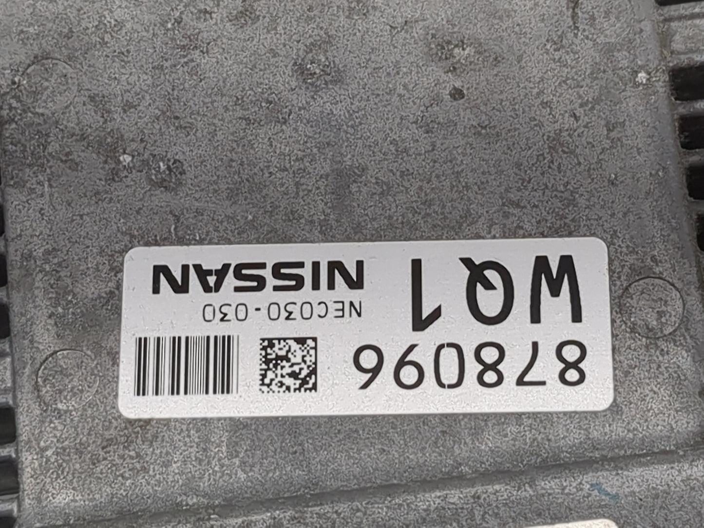2017 Nissan Pathfinder PCM Engine Control Computer ECU ECM PCU OEM P/N:NEC030-030 Fits OEM Used Auto Parts - Oemusedautopart