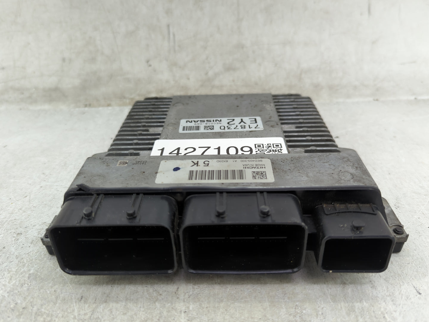 2017 Nissan Pathfinder PCM Engine Control Computer ECU ECM PCU OEM P/N:NEC018-069 Fits OEM Used Auto Parts - Oemusedautopart