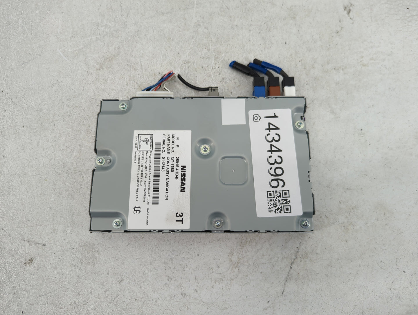 2017-2017 Nissan Pathfinder Information-gps-tv Control Module - Oemusedautoparts1.com