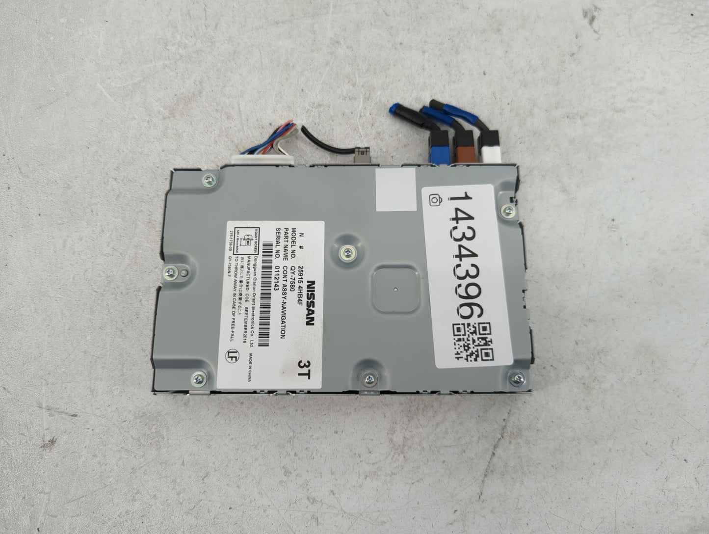 2017-2017 Nissan Pathfinder Information-gps-tv Control Module - Oemusedautoparts1.com