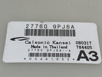 2017 Nissan Pathfinder Climate Control Module Temperature AC/Heater Replacement P/N:27760 9PJ6A 27760 9PJ6A--A Fits OEM Used