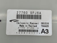2017 Nissan Pathfinder Climate Control Module Temperature AC/Heater Replacement P/N:27760 9PJ6A 27760 9PJ6A--A Fits OEM Used