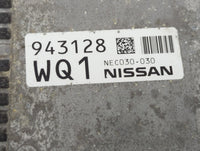 2017 Nissan Pathfinder PCM Engine Control Computer ECU ECM PCU OEM P/N:NEC030-030 BED403-300 Fits OEM Used Auto Parts - Oemu