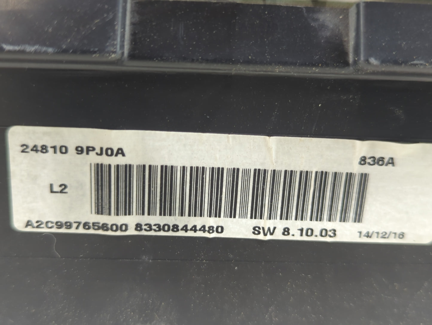 2017 Nissan Pathfinder Instrument Cluster Speedometer Gauges P/N:24810 9PJ0A A2C99765600, 8330844480 Miles: Fits OEM Used Au