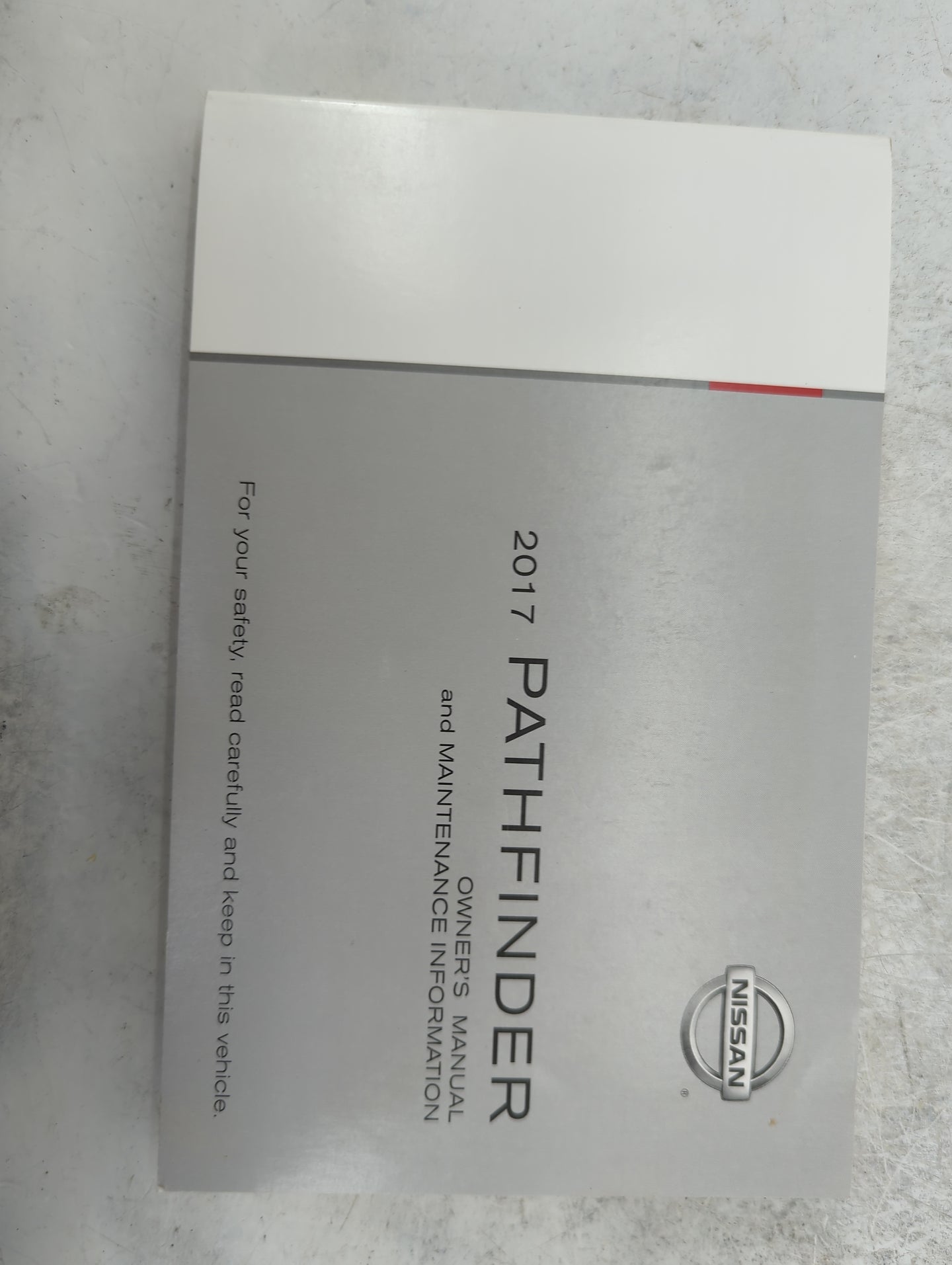 2017 Nissan Pathfinder Owners Manual Book Guide P/N:OM17EA0R52U0 LL17EANALLU0 OEM Used Auto Parts - Oemusedautoparts1.com