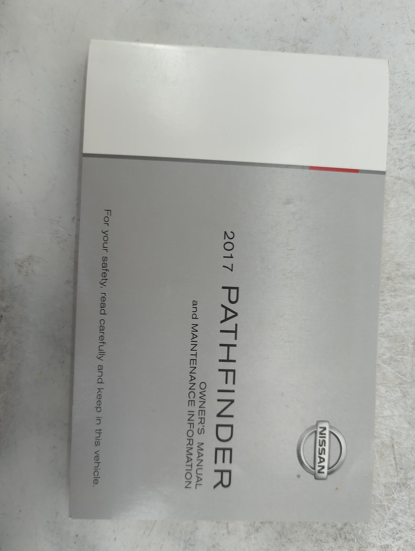 2017 Nissan Pathfinder Owners Manual Book Guide P/N:OM17EA0R52U0 LL17EANALLU0 OEM Used Auto Parts - Oemusedautoparts1.com