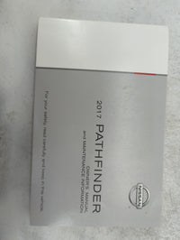2017 Nissan Pathfinder Owners Manual Book Guide P/N:OM17EA0R52U0 LL17EANALLU0 OEM Used Auto Parts - Oemusedautoparts1.com