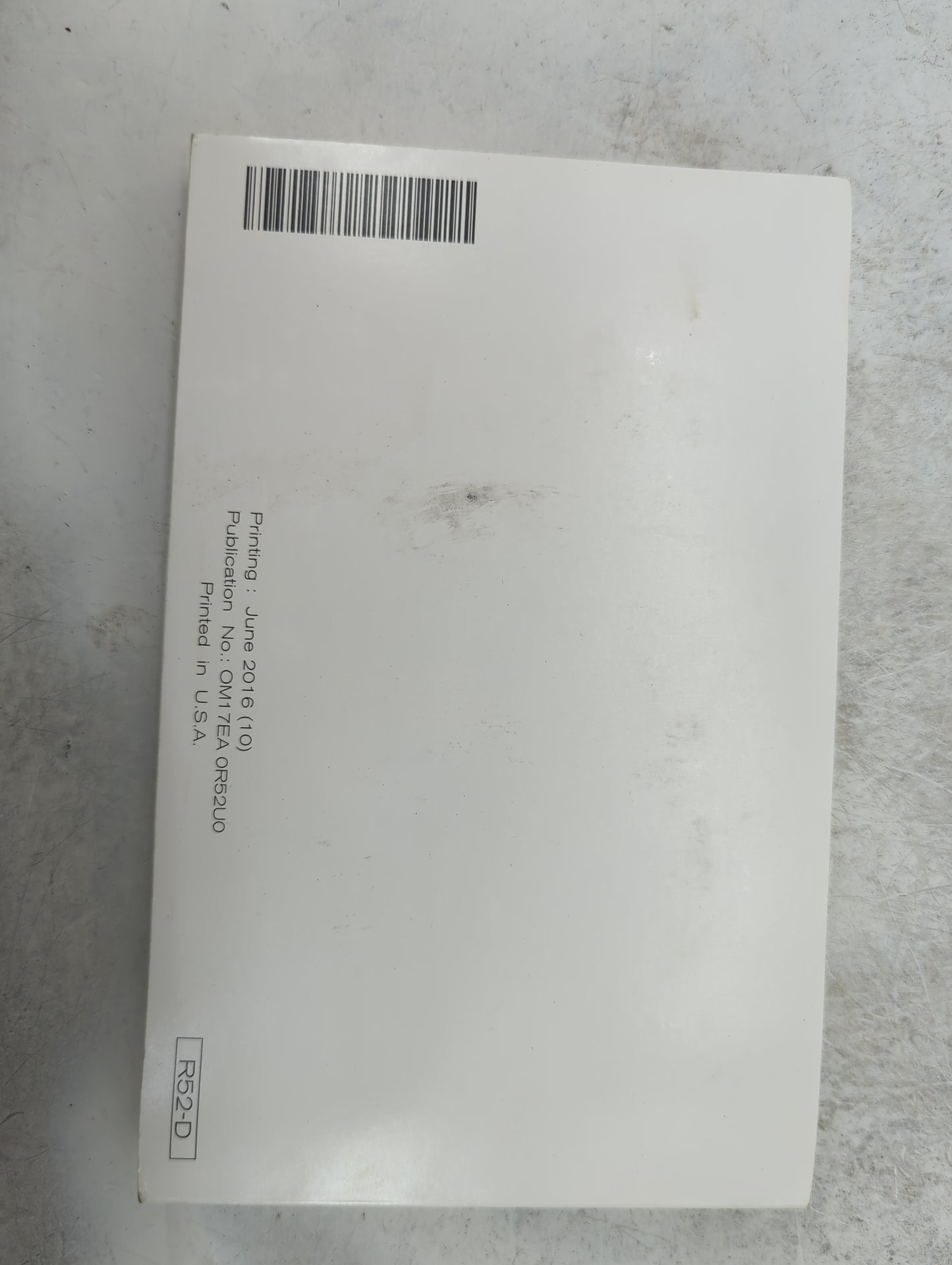 2017 Nissan Pathfinder Owners Manual Book Guide P/N:OM17EA0R52U0 LL17EANALLU0 OEM Used Auto Parts - Oemusedautoparts1.com
