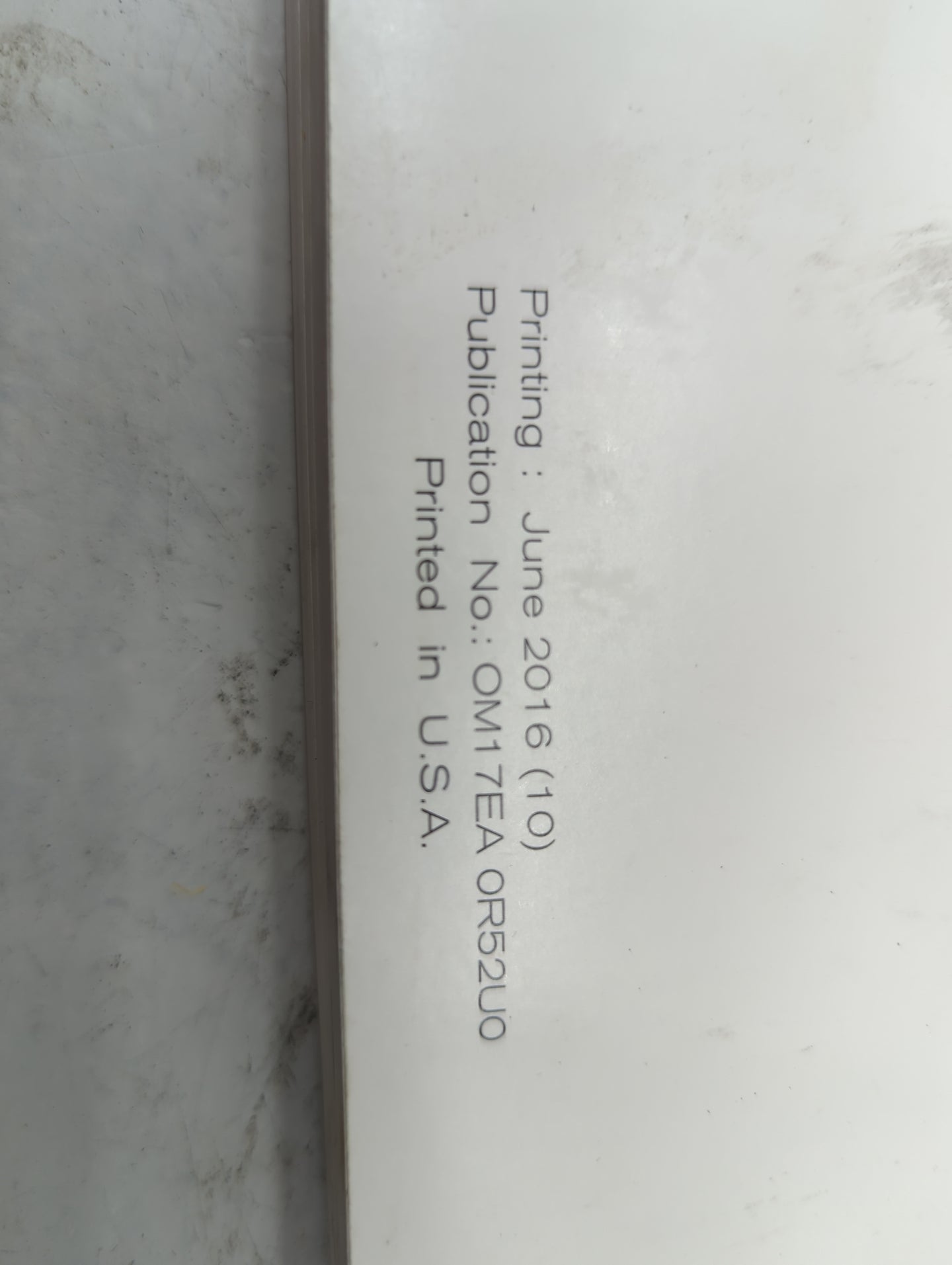 2017 Nissan Pathfinder Owners Manual Book Guide P/N:OM17EA0R52U0 LL17EANALLU0 OEM Used Auto Parts - Oemusedautoparts1.com