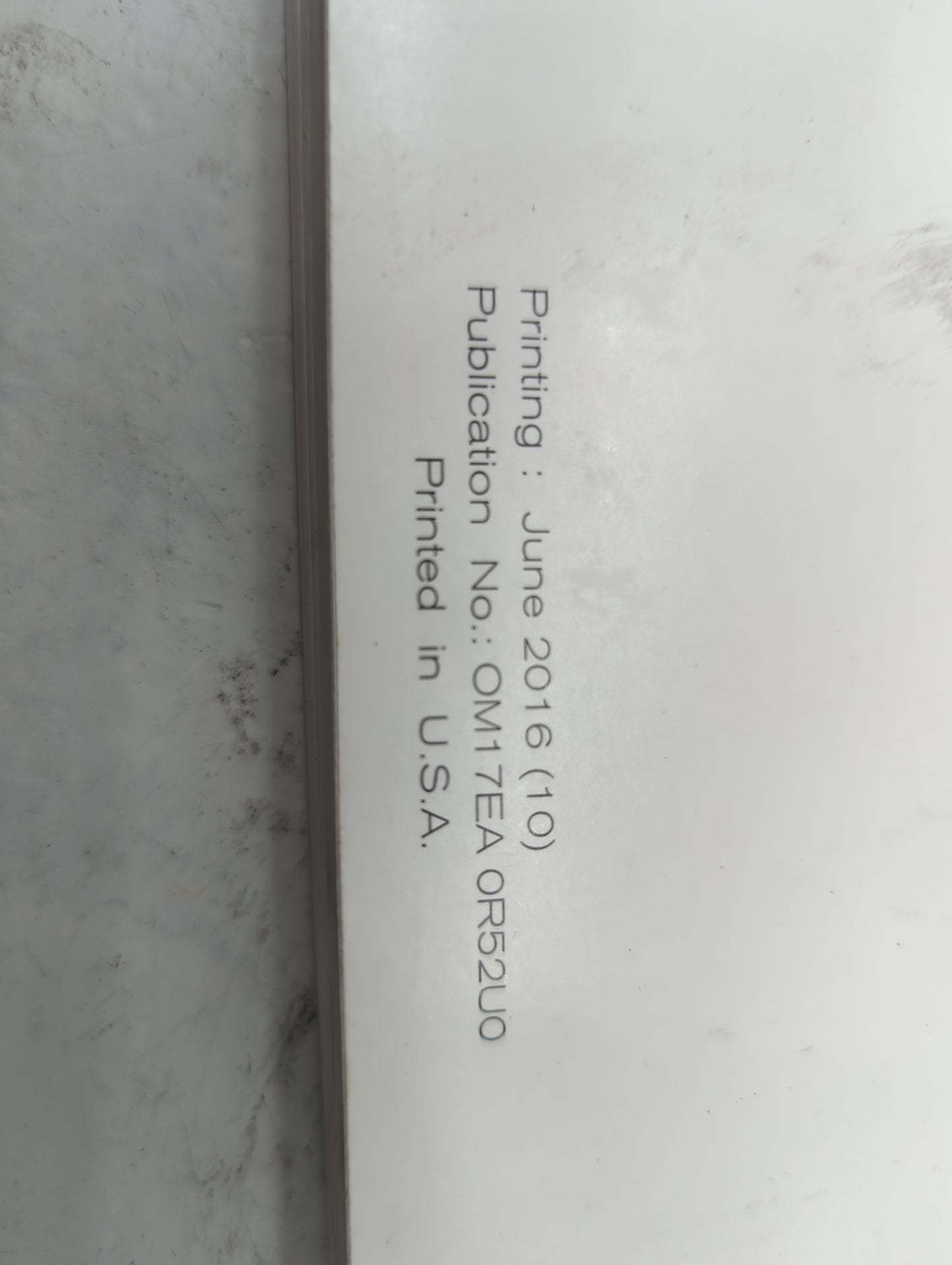 2017 Nissan Pathfinder Owners Manual Book Guide P/N:OM17EA0R52U0 LL17EANALLU0 OEM Used Auto Parts - Oemusedautoparts1.com