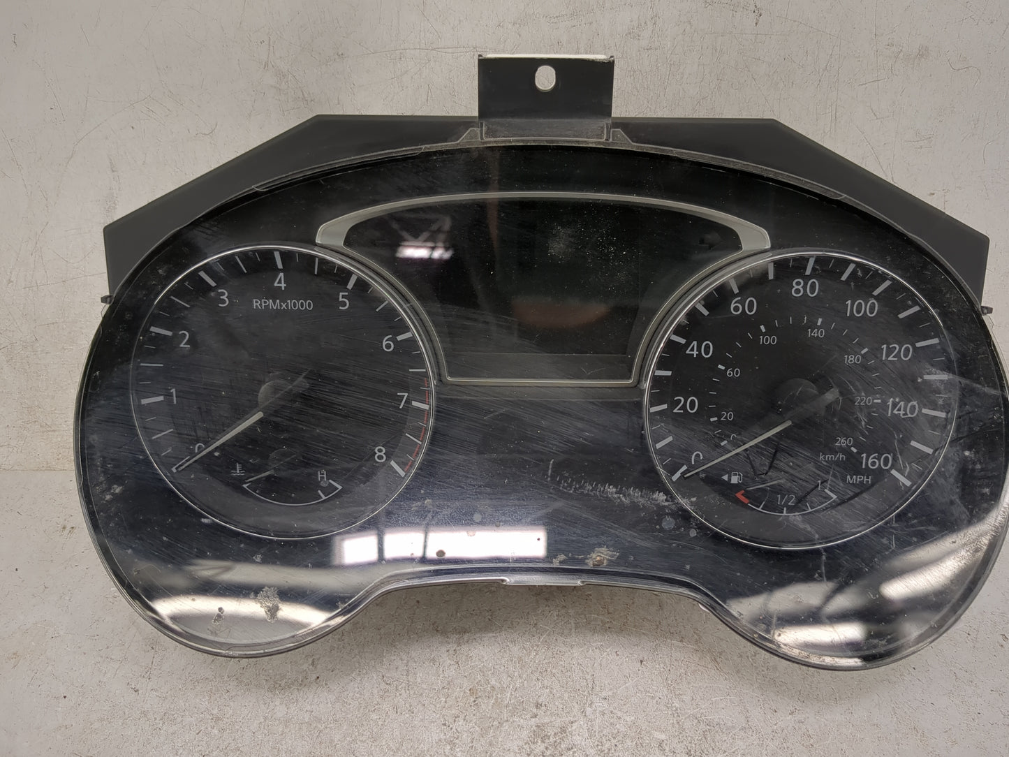 2017 Nissan Pathfinder Instrument Cluster Speedometer Gauges P/N:24810 9PJ0A A2C99765600 Miles: Fits OEM Used Auto Parts - O