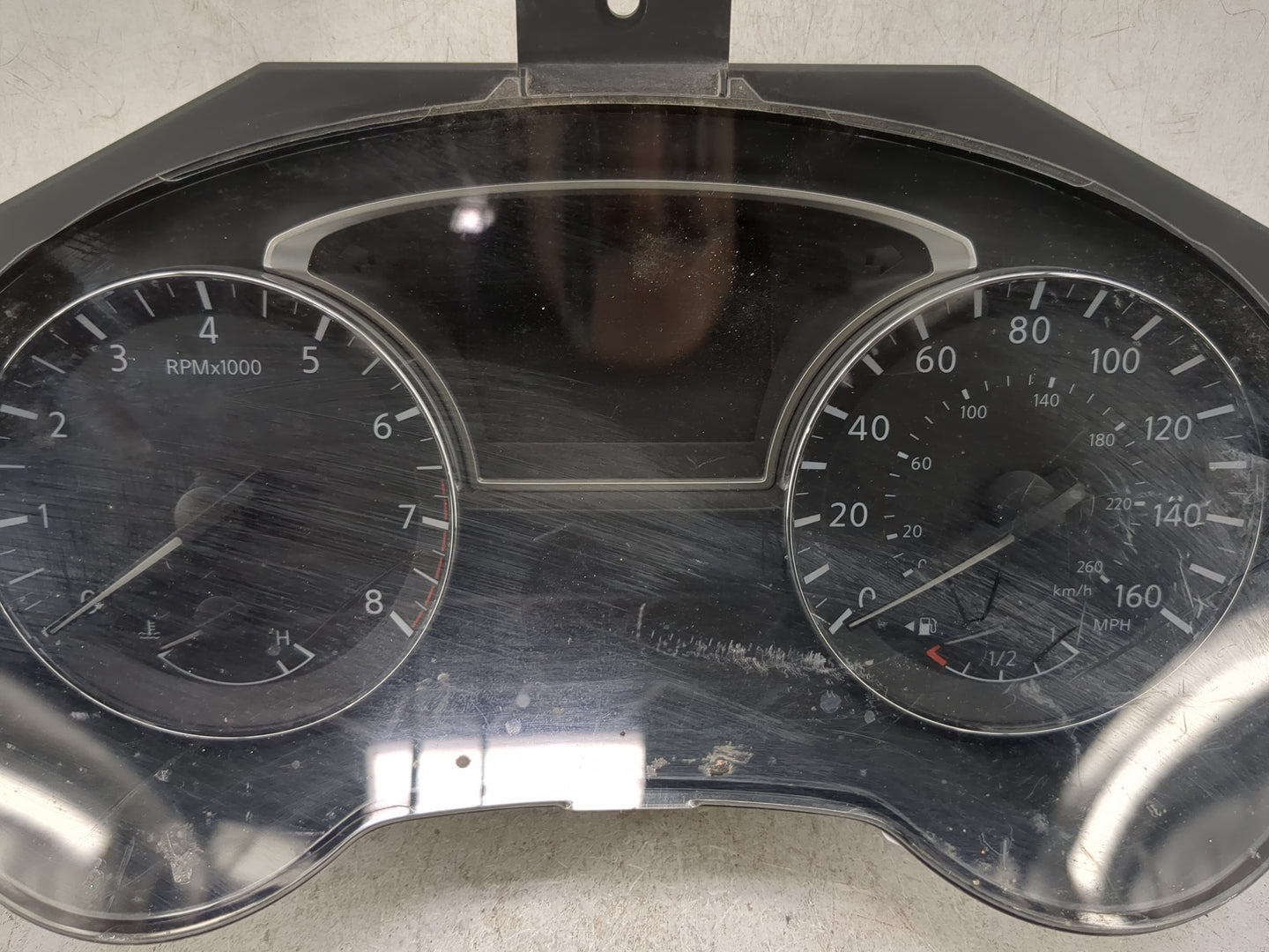 2017 Nissan Pathfinder Instrument Cluster Speedometer Gauges P/N:24810 9PJ0A A2C99765600 Miles: Fits OEM Used Auto Parts - O