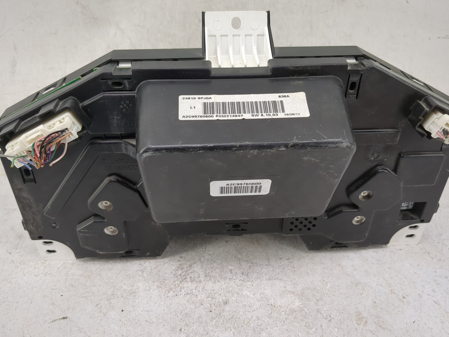 2017 Nissan Pathfinder Instrument Cluster Speedometer Gauges P/N:24810 9PJ0A A2C99765600 Miles: Fits OEM Used Auto Parts - O