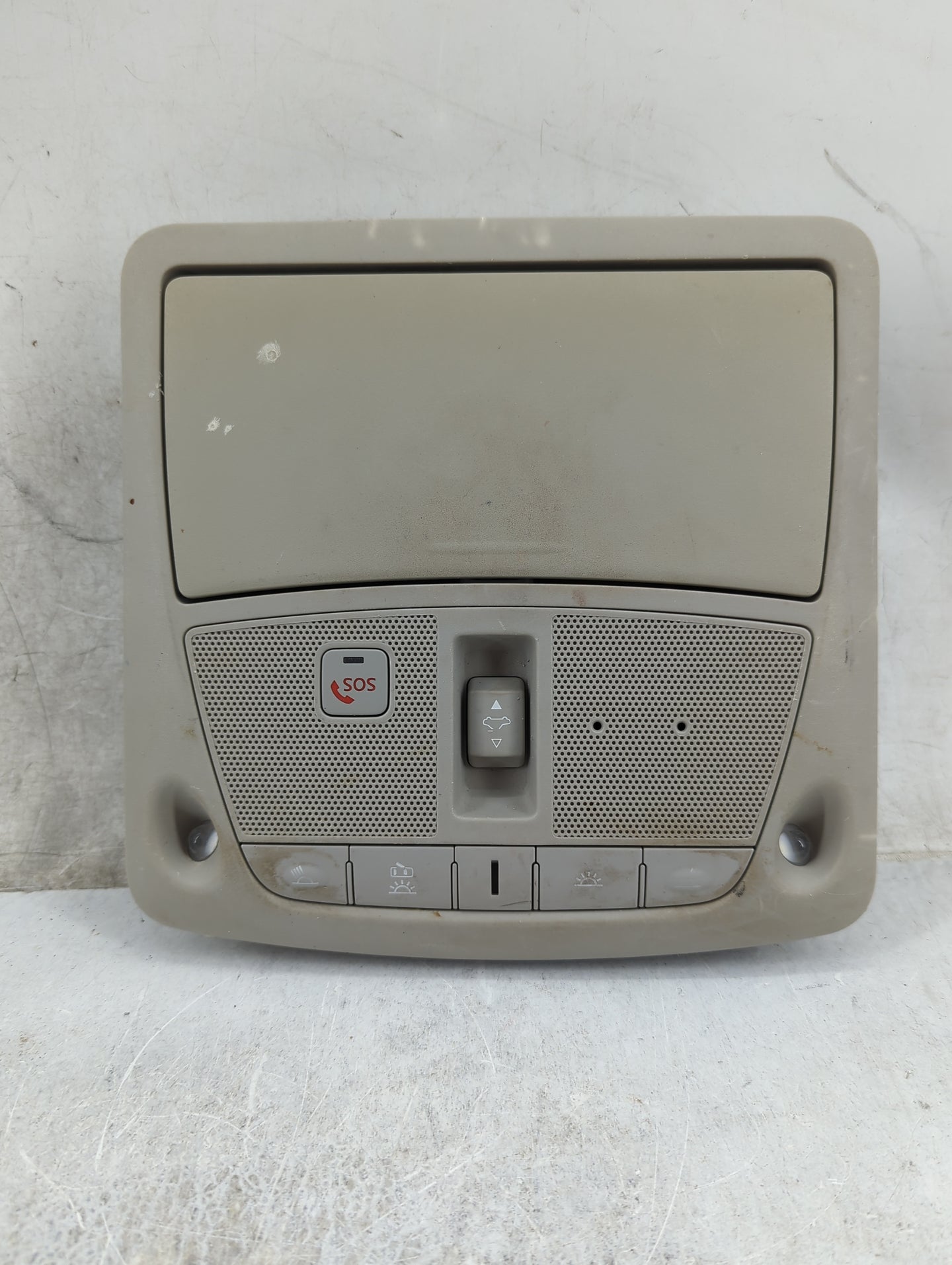 2017 Nissan Pathfinder Overhead Roof Console 1465766 - Oemusedautoparts1.com