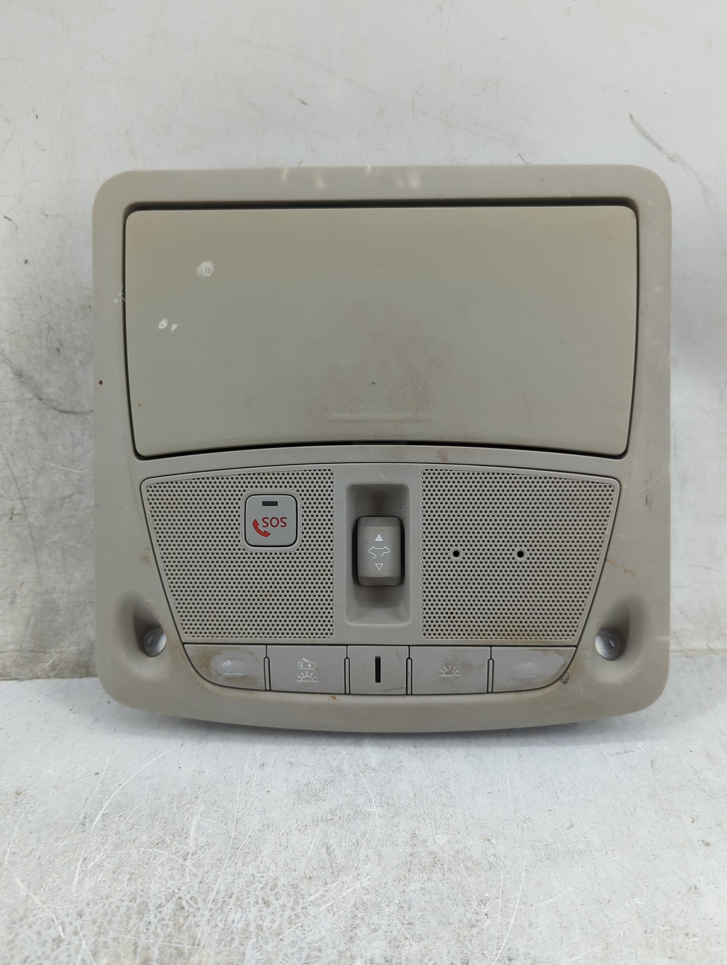 2017 Nissan Pathfinder Overhead Roof Console 1465766 - Oemusedautoparts1.com