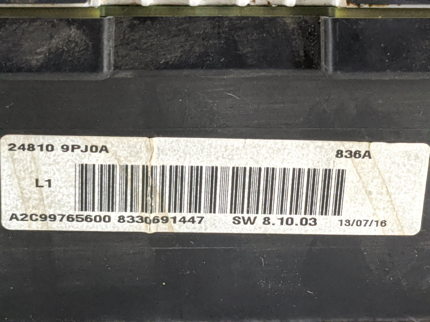 2017 Nissan Pathfinder Instrument Cluster Speedometer Gauges P/N:24810 9PJ0A A2C99765600, 8330691447 Miles:98K Fits OEM Used