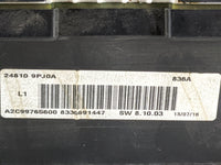 2017 Nissan Pathfinder Instrument Cluster Speedometer Gauges P/N:24810 9PJ0A A2C99765600, 8330691447 Miles:98K Fits OEM Used