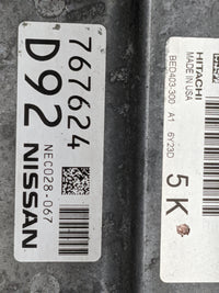 2017 Nissan Pathfinder PCM Engine Control Computer ECU ECM PCU OEM P/N:BED403-300 NEC028-067 Fits OEM Used Auto Parts - Oemu