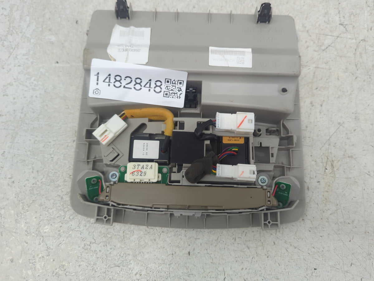 2017-2017 Nissan Pathfinder Overhead Console W/rear Climate Control Gray - Oemusedautoparts1.com