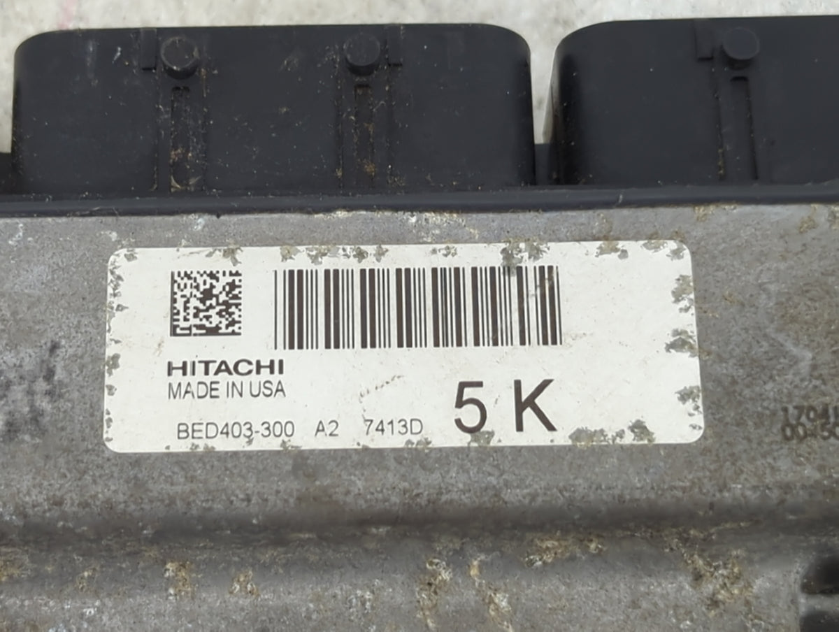 2017 Nissan Pathfinder PCM Engine Control Computer ECU ECM PCU OEM P/N:BED403-300 Fits OEM Used Auto Parts - Oemusedautopart