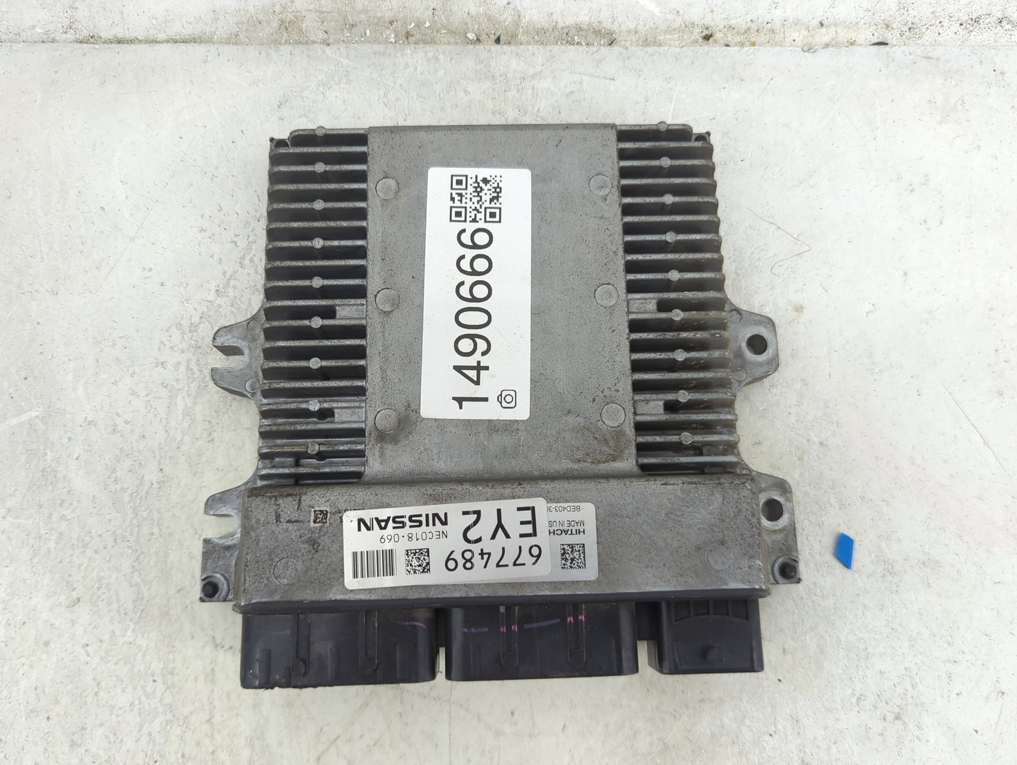2017 Nissan Pathfinder PCM Engine Control Computer ECU ECM PCU OEM P/N:NEC018-069 BED403-3 Fits OEM Used Auto Parts - Oemuse