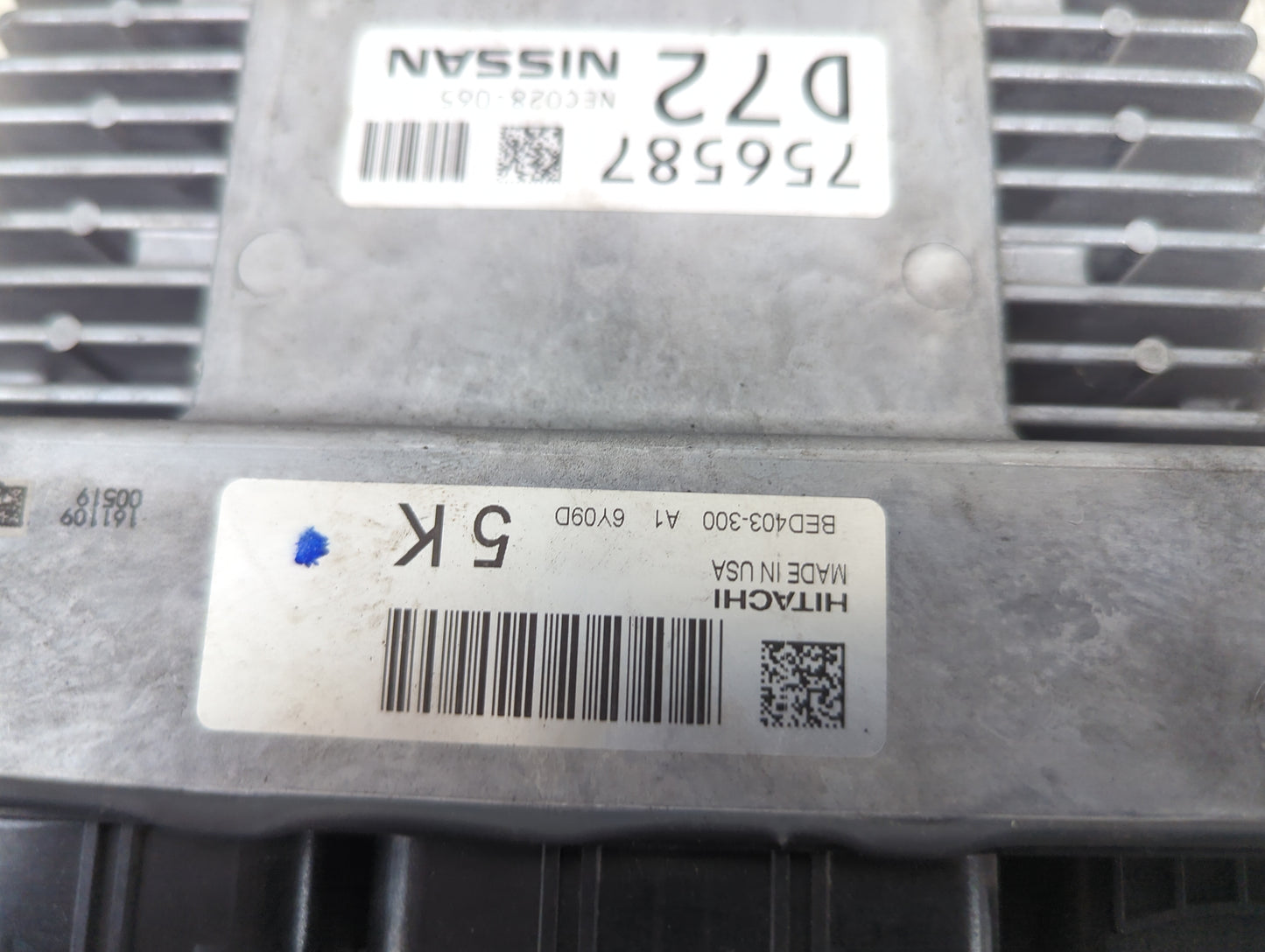 2017 Nissan Pathfinder PCM Engine Control Computer ECU ECM PCU OEM P/N:NEC028-063 BED403-300 A1 Fits OEM Used Auto Parts - O
